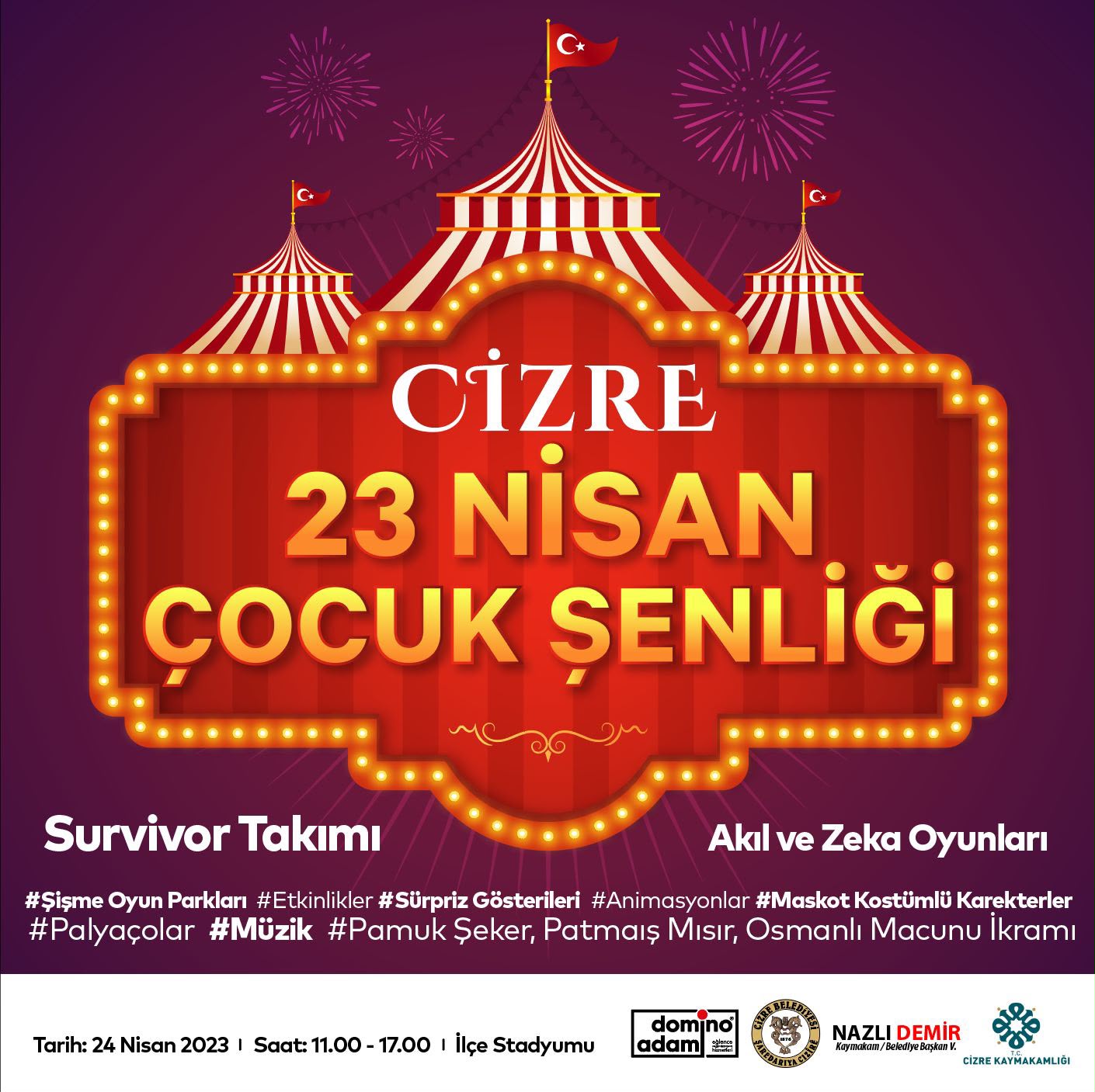 23 Nisan Cizre Çocuk Şenliği — etkinlik görseli 1