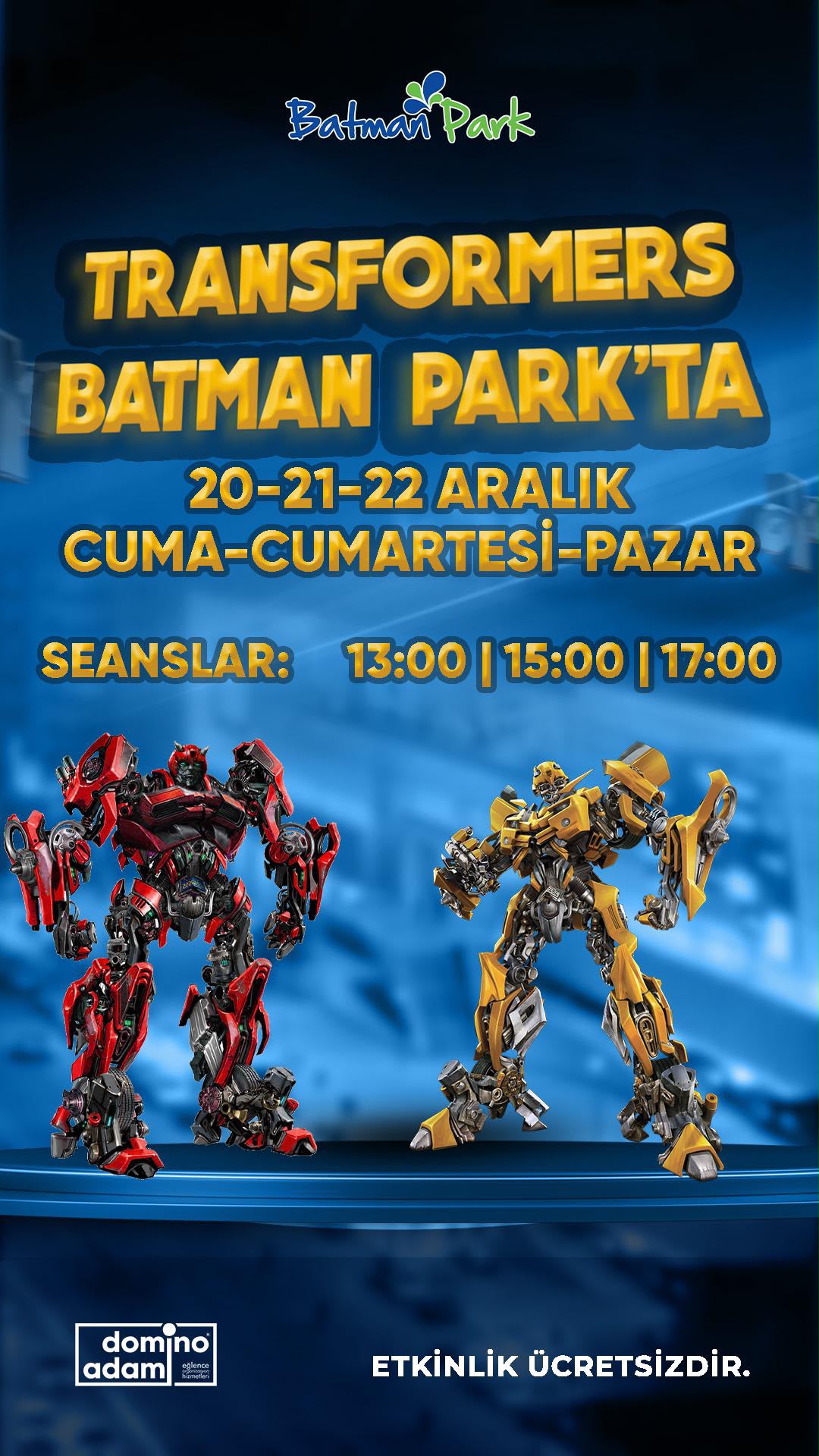 Transformers Batman Park Etkinlikleri — etkinlik görseli 1